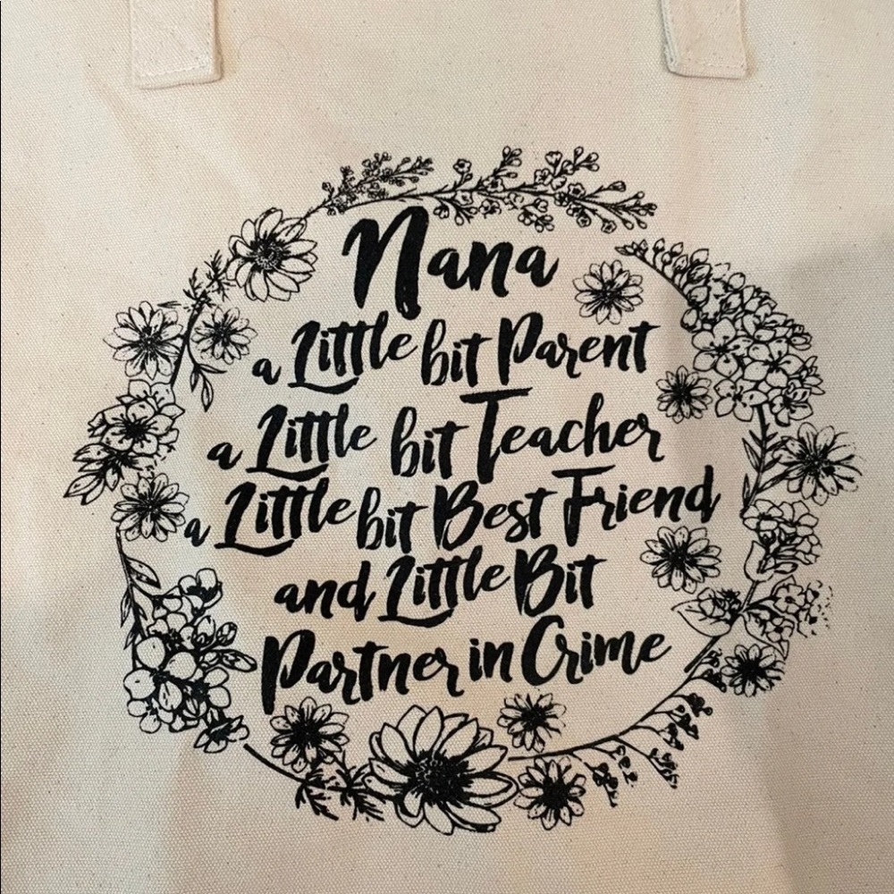 Nana tote bag perfect for Mother’s Day or Christmas